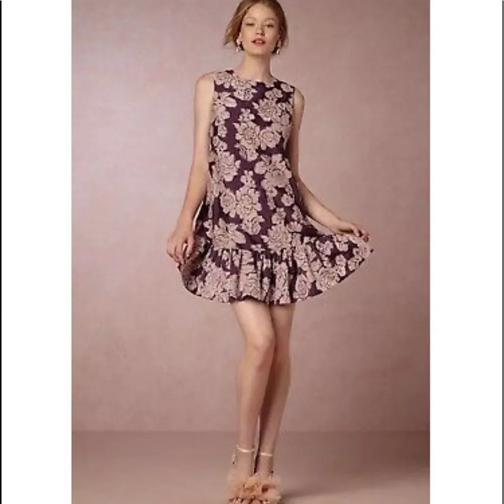 Anthropoligie Cynthia Rowley Jacquard Mini Tank
